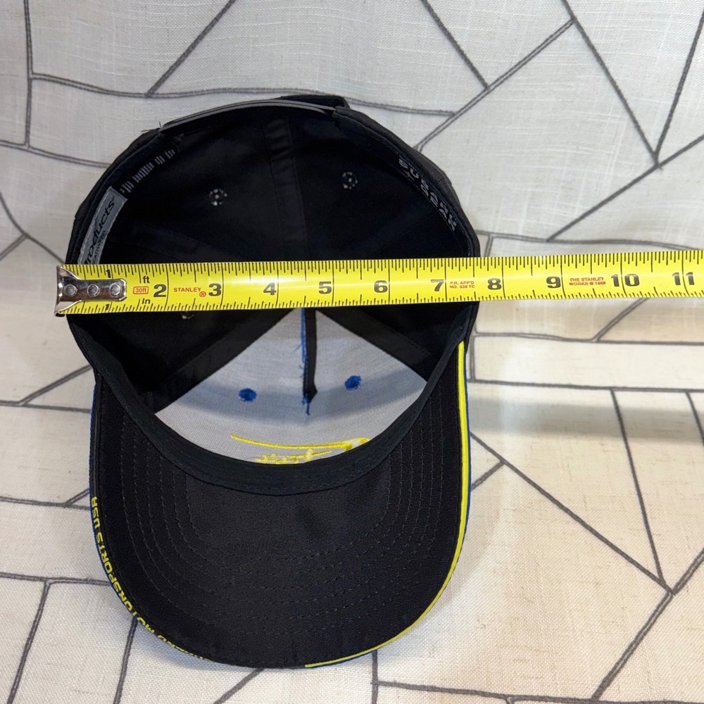 Subaru Motorsports USA Hat OS Blue Black Snapback K-Products Racing Cap - Picture 8 of 9